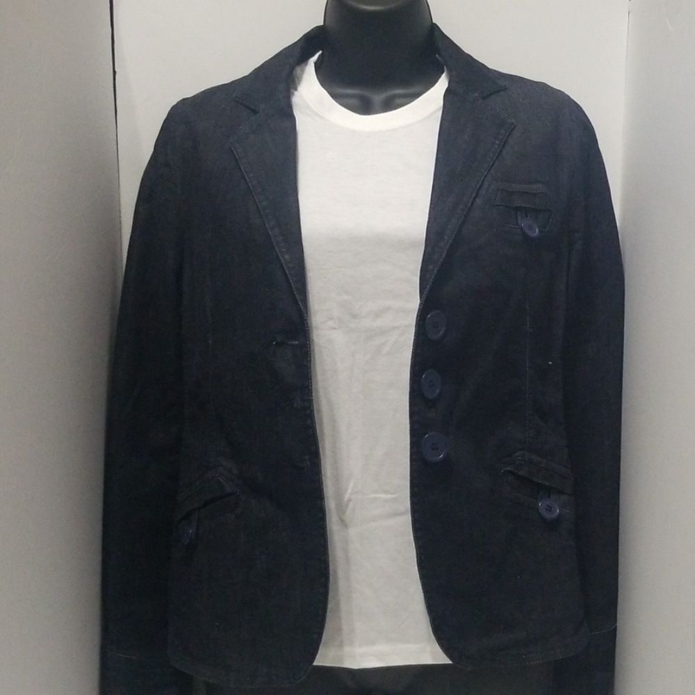 Marc Jacobs Denim 3 Button Jacket - image 2
